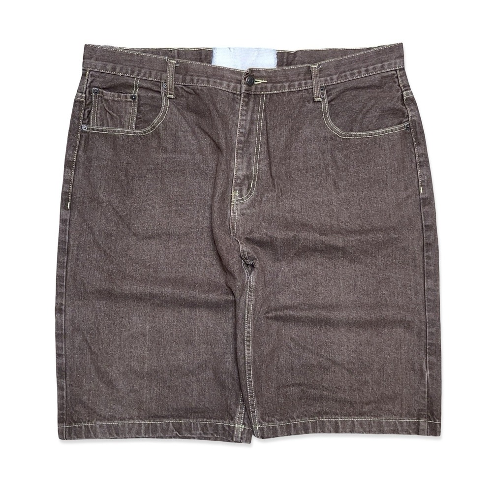 Beyond The Limit Men's Streetwear Denim Short Size 46 Brown Baggy Shorts
